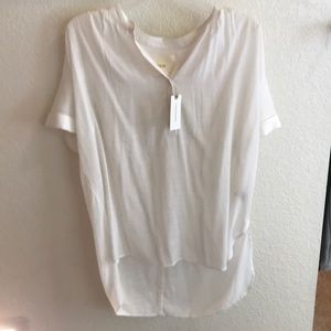 Maeve Anthropology Ivory Blouse